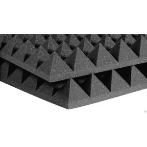 Акустический ППУ SPG 2236 «Пирамида» 30мм 2х1 (осн. 15 мм), темно-серый графит