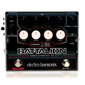 Electro-Harmonix BATTALION bass preamp + DI басовая педаль - преамп