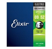 Elixir 19007 Optiweb Комплект струн для 7-струнной электрогитары, никел.сталь, Super Light 9-52