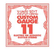 Ernie Ball 1011 струна для электро и акустических гитар. Сталь, калибр .011