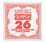 Ernie Ball 1126 струна для электро и акустических гитар. Никель, в оплётке, калибр .026