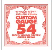 Ernie Ball 1154 струна для электро гитары .054 никель