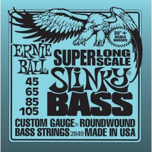 Ernie Ball 2849 Nickel Wound Bass SLS Slinky комплект струн для бас-гитары 45-105
