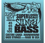 Ernie Ball 2849 Nickel Wound Bass SLS Slinky комплект струн для бас-гитары 45-105