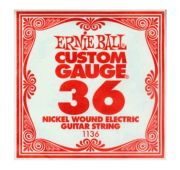 Ernie Ball 1136 струна для электро и акустических гитар. Никель, в оплётке, калибр .036