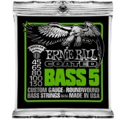 Ernie Ball 3836 струны для 5-струнной бас-гитары Coated Bass Regular Slinky 5 (45-65-80-100-130)
