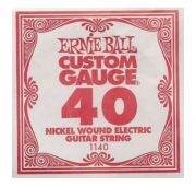 Ernie Ball 1140 струна для электро и акустических гитар. Никель, в оплётке, калибр .040