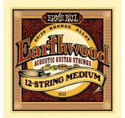 Ernie Ball 2012 струны для 12стр. акуст.гитары Earthwood 80/20 Bronze 12 Medium (11-11.15-15.24w-10.30-14.42-22w.52-28)