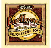 Ernie Ball 2047 струны для акуст.гитары Earthwood 80/20 Bronze Silk & Steel Extra Soft (10-14-20w-28-40-50)