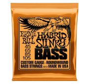 Ernie Ball 2833 струны для бас-гитары Nickel Wound Bass Hybrid Slinky (45-65-85-105)