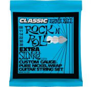 Ernie Ball 2255 струны для эл.гитары Classic Pure Nickel Extra Slinky (8-11-14-22w-30-38)