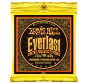 Ernie Ball 2556 струны для акуст.гитары Everlast 80/20 Bronze Medium Light (12-16-24w-32-44-54)