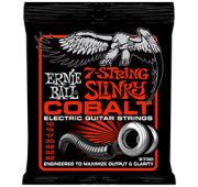 Ernie Ball 2730 струны для 7стр. эл.гитары Cobalt Electric Skinny Top Heavy Bottom Slinky 7 (10-13-17-30-42-52-62) обмотка кобальт