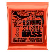 Ernie Ball 2838 струны для 6-струнной бас-гитары Nickel Wound Bass Long Scale Slinky 6 (37 1/4