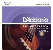 D'Addario EJ99SC Pro-Arte Carbon Комплект струн для укулеле сопрано/концертного