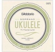 D'Addario EJ87S Titanium Комплект струн для укулеле сопрано (028, .033, .040, .029)