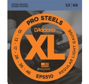 D'Addario EPS510 XL PRO STEEL Струны для электрогитары Regular Light 10-46