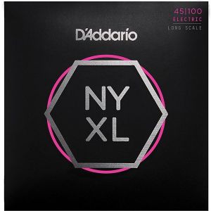 D'Addario NYXL45100 Комплект струн для бас-гитары, Long Scale, Regular Light, 45-100