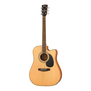 Cort AD880CE NS электроакустическая гитара с вырезом, корпус дредноут, цвет натуральный матовый