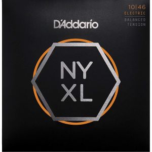 D'Addario NYXL1046BT Комплект струн для электрогитары, никелированные, Balanced Tension, 10-46.