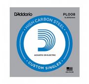 D`Addario PL009 PLAIN STEEL Отдельная стальная струна без обмотки 0.009