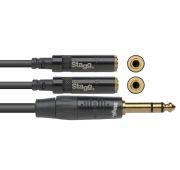 Stagg NYA010/PS2MJSR Y-адаптер кабель серии N, 10 см