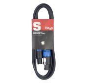 Stagg SSP10SS15 профессиональный колоночный шнур SPK-SPK для акустических систем, длина 10 метров