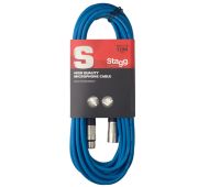 Stagg SMC10 CBL микрофонный шнур, xlr-xlr, длина 10 метров, цвет синий