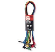 Stagg SPC015L E 6 моно соединительных кабелей с пластиковыми разъемами