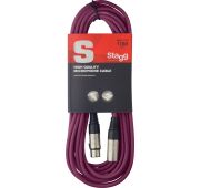 Stagg SMC10 CPP микрофонный шнур, xlr-xlr, длина 10 метров, цвет фиолетовый
