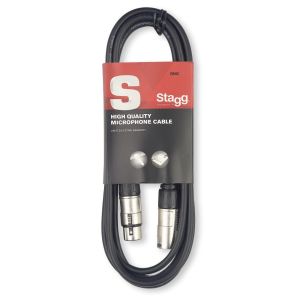 Stagg SMC3 микрофонный шнур XLR(M)-XLR(F), стандартная серия, длина 3 метра.