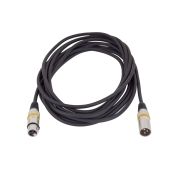 Rockcable RCL30355 D6 Микрофонный кабель XLR(М) XLR( F) 5 метров. Металл. корп.