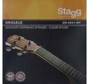 Stagg UK-2841-NY струны для укулеле, clear nylon