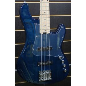 Cort GB74JJ AB бас-гитара 4 струны, цвет Aqua Blue - синяя