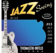 Thomastik JS113 Jazz Swing Комплект струн для акустической гитары, Medium, сталь/никель, 13-53