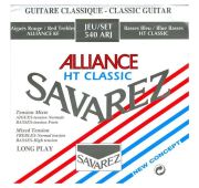 Savarez 540ARJ Alliance HT Classic Red/ Blue medium-high tension струны для кл. гитары карбон