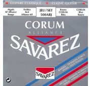 Savarez 500ARJ Corum Alliance Red/ Blue medium-high tension струны для кл. гитары нейлон