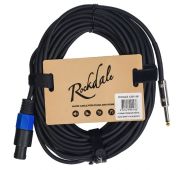 Rockdale SJ001-15M готовый спикерный кабель, разъёмы Speakon X mono jack, длина 15м