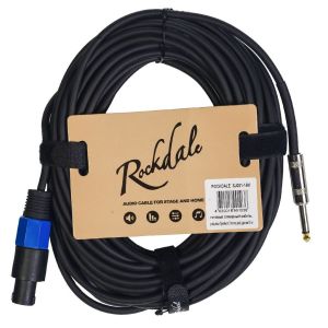 Rockdale SJ001-20M готовый спикерный кабель, разъёмы Speakon X mono jack, длина 20м
