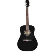Fender CD-60 Dread V3 DS BLK WN акустическая гитара, цвет черный