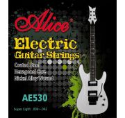 Alice AE530SL 531 Комплект струн для электрогитары, никель, 9-42