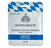 Hannabach 500HT комплект струн для классической гитары, посеребренная медь, сильное натяжение