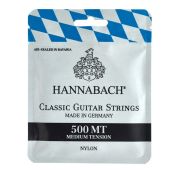 Hannabach 500MT комплект струн для классической гитары, посеребренная медь, среднее натяжение