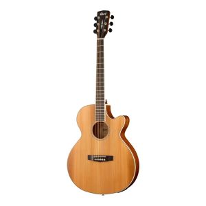 Cort SFX-CED NS электроакустическая гитара, с вырезом, цвет натуральный матовый