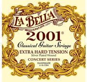 La Bella 2001EH Extra Hard Комплект струн для классической гитары, очень сильное натяжение