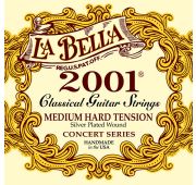 La Bella 2001MH Medium Hard Комплект струн для классической гитары, средне-сильное натяжение