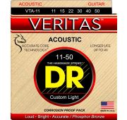 DR VTA-11 VERITAS Phosphor Bronze Acoustic 11-50 струны для акустической гитары