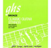 GHS 2100W SILVER ALLOY набор струн для классической гитары, нейлон/бронза.