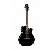 Cort SFX1F BK электроакустическая гитара, с вырезом, черная