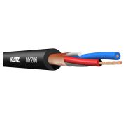 Klotz MY206SW микрофонный кабель, 2x0,22мм, внеш.диаметр 6мм, низкая ёмкость, гибкий, PVC, черный